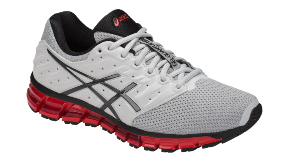 Asics GEL-Quantum 180 2 MX Road Running Shoes - Men's, Glacier Grey/Phantom/Fiery Red, Medium, 12 US T837N.9616-12