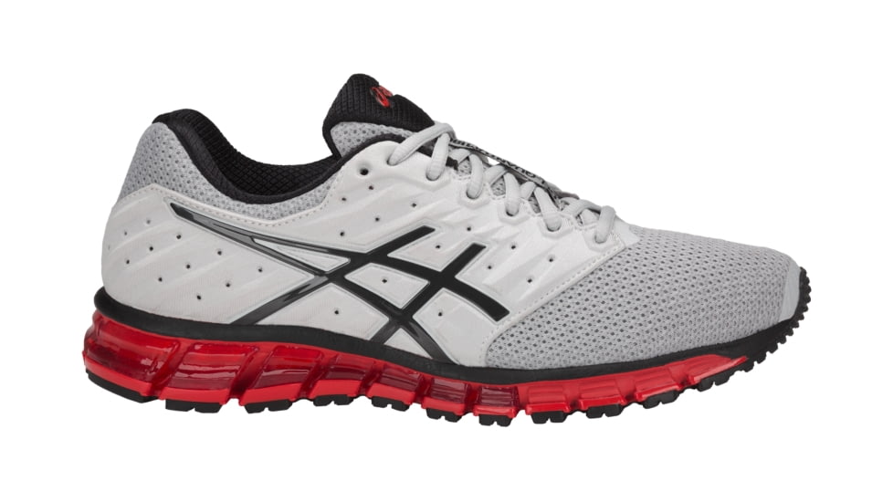 Asics GEL-Quantum 180 2 MX Road Running Shoes - Men's, Glacier Grey/Phantom/Fiery Red, Medium, 12 US T837N.9616-12