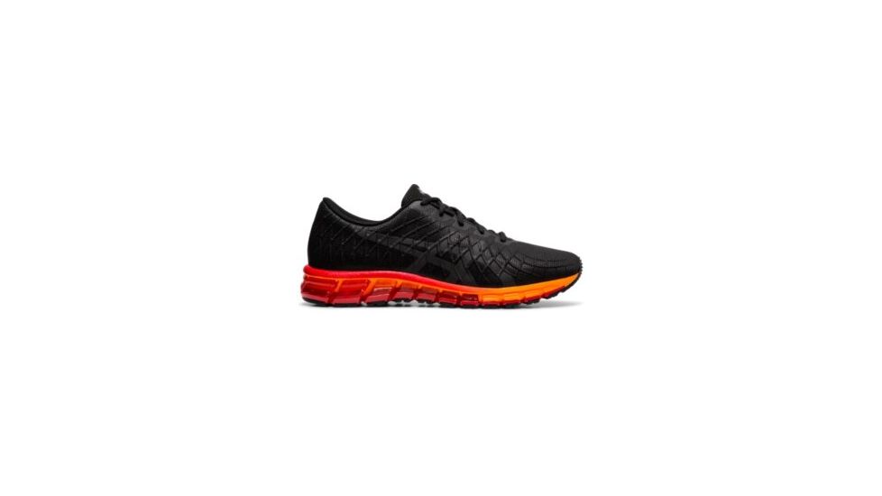 Asics Gel-Quantum 180 4 Running Shoes - Mens, Black/Classic Red, Medium, 9, 1021A104-005-9