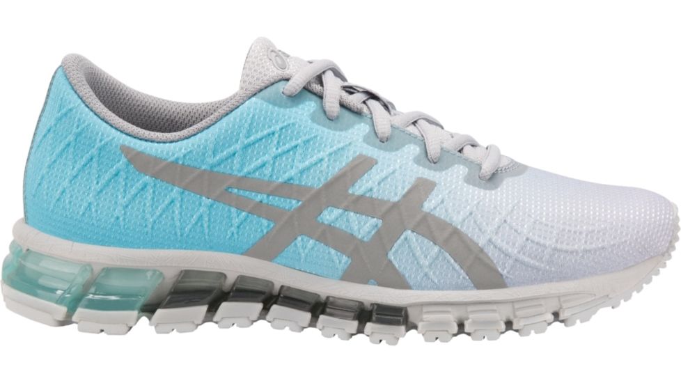 Asics GEL-Quantum 180 4 - Womens, Ice Mint/Stone Grey, 9.5, Medium, 1022A098.400-9.5