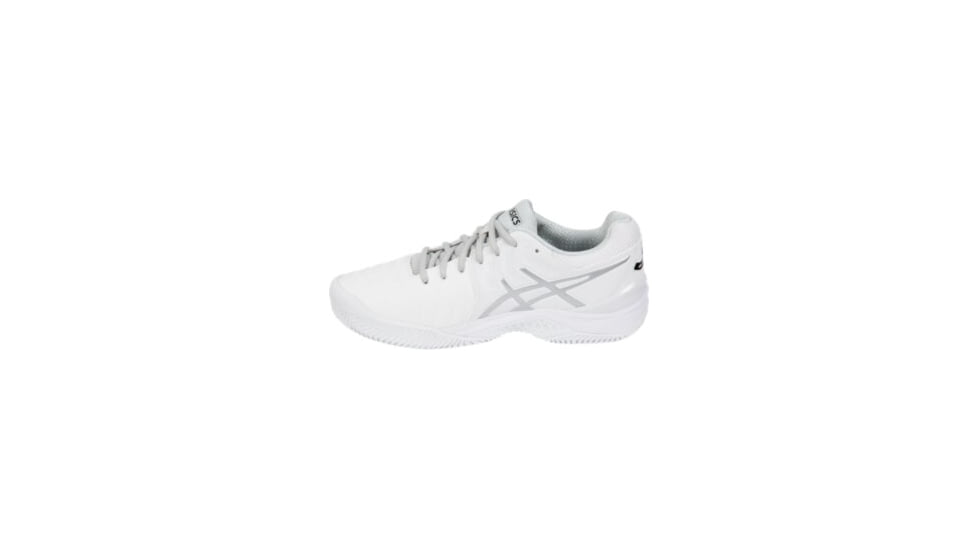 Asics GEL-Resolution 7 Clay Court Road Running Shoes - Mens, White/Silver, Medium, 15 US, E702Y.0193-15