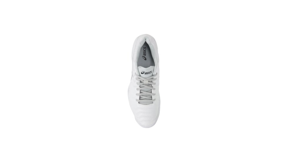 Asics GEL-Resolution 7 Clay Court Road Running Shoes - Mens, White/Silver, Medium, 15 US, E702Y.0193-15