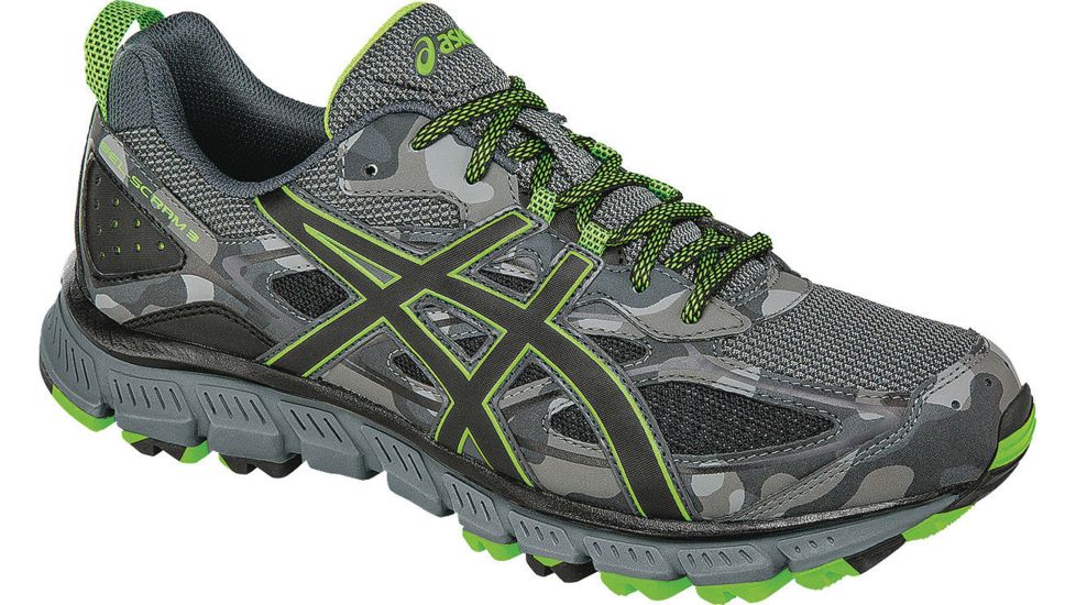 Asics Gel-Scram 3 Trail Running Shoe - Men's-Carbon/Black-Medium-13