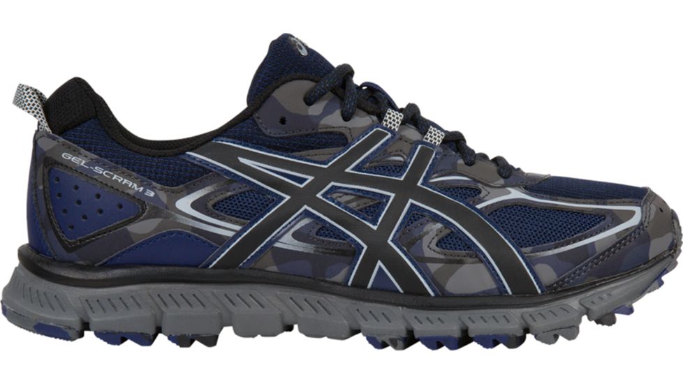Asics Gel-Scram 3 Trail Running Shoe - Men's-Indigo Blue-Medium-8
