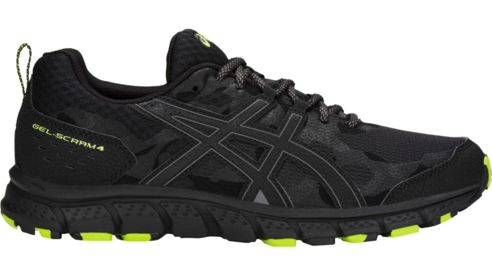 Asics GEL-Scram 4 Trail Running Shoes - Men's, Black/Black, Medium, 9.5 US, 1011A045.001-9.5