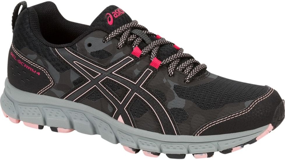 Asics GEL-Scram 4 Trail Running Shoes - Womens, Black/Dark Grey, Medium, 6.5 US, 1012A039.001-6.5