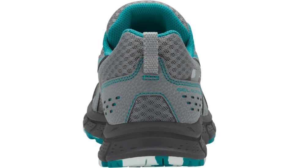 Asics GEL-Scram 4 Trail Running Shoes - Womens, Mid Grey/Lagoon, Medium, 9 US, 1012A039.020-9