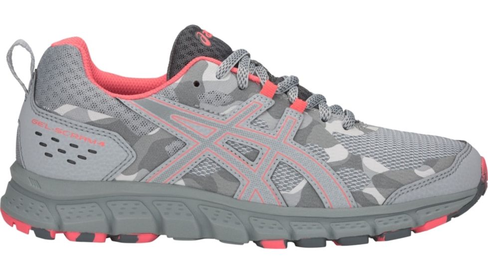 Asics GEL-Scram 4 - Womens, Mid Grey/Stone Grey, 9.5, Medium, 1012A039.021-9.5