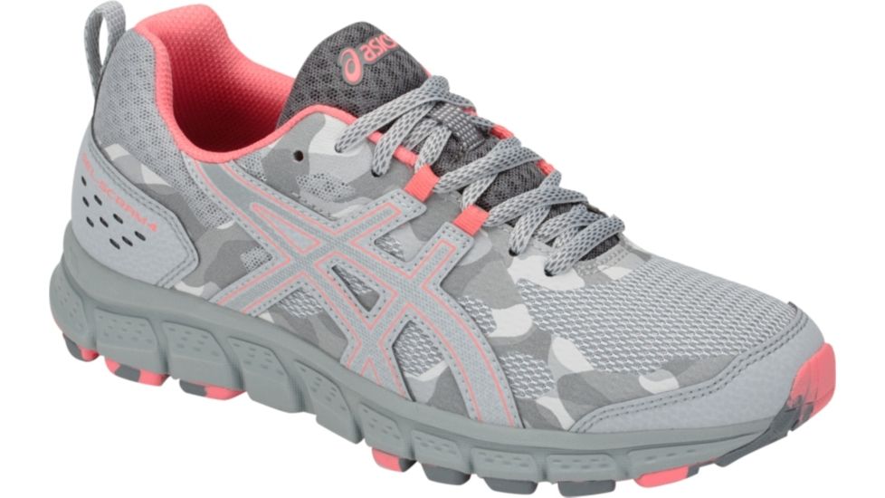 Asics GEL-Scram 4 - Womens, Mid Grey/Stone Grey, 9.5, Medium, 1012A039.021-9.5