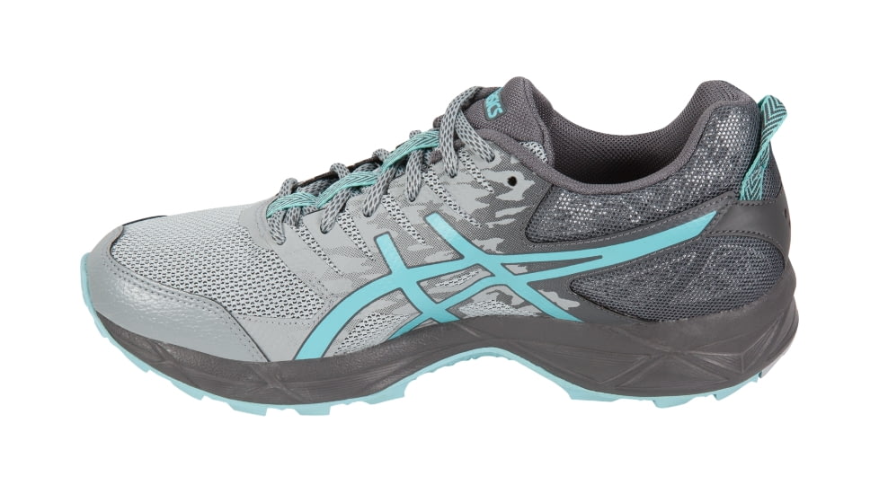 Asics GEL-SONOMA 3 Trail Running Shoes - Women's, Midgrey/Aqua Splash/Carbon, Medium, 7.5 US T774N.9667-7.5