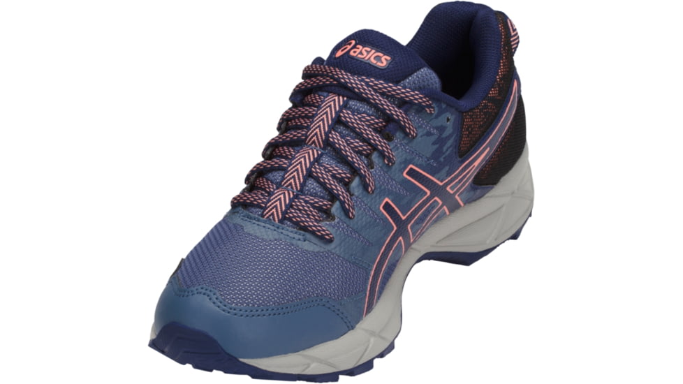 Asics GEL-SONOMA 3 Trail Running Shoes - Women's, Smoke Blue/Indigo Blue/Begonia Pink, Medium, 6.5 US T774N.5649-6.5