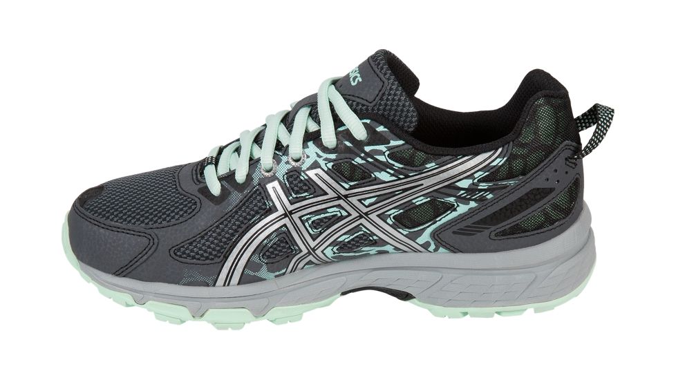 Asics GEL-Venture 6 Trail Running Shoes - Women's, Castlerock/Silver/Honeydew, Medium, 8 US T7G6Q.9793-8