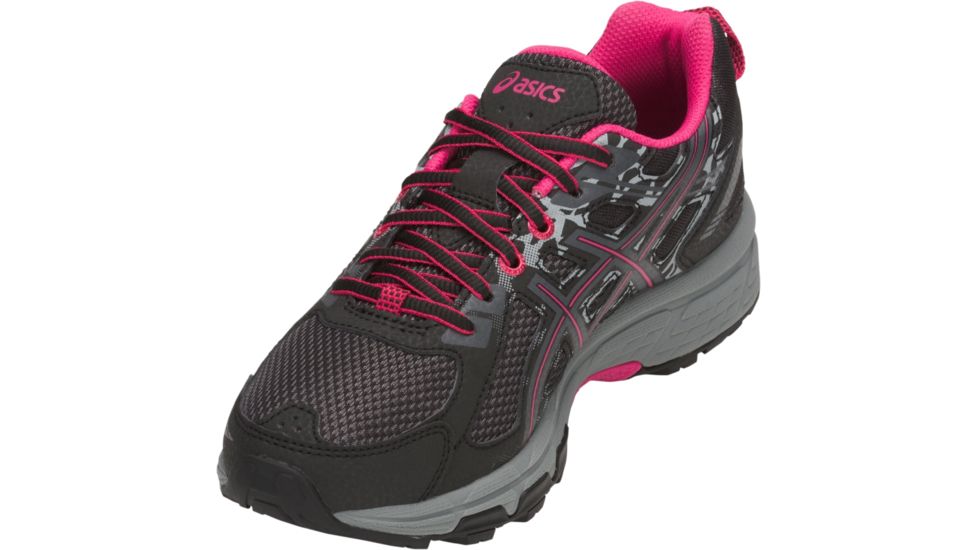 Asics GEL-Venture 6 Trail Running Shoes - Womens, Black/Pixel Pink, Medium, 6.5 US, T7G6N.001-6.5