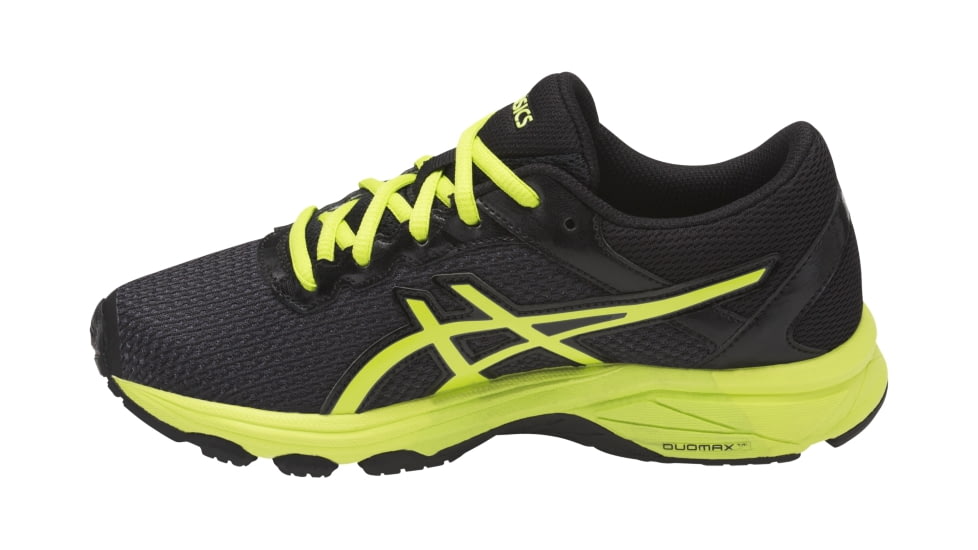 Asics GT-1000 6 GS Shoes - Kids , Black/Energy Green/Silver, Medium, 3 US C740N.9077-3