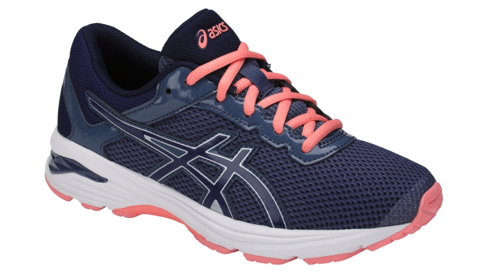 Asics GT-1000 6 GS Shoes - Kids , Smoke Blue/Indigo Blue/Begonia Pink, Medium, 4 US C740N.5649-4