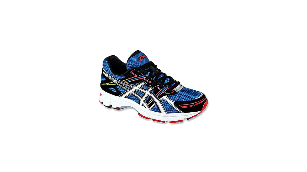 Asics GT-1000 GS Road Running Shoe - Boys-Royal/White/Red-1 Youth
