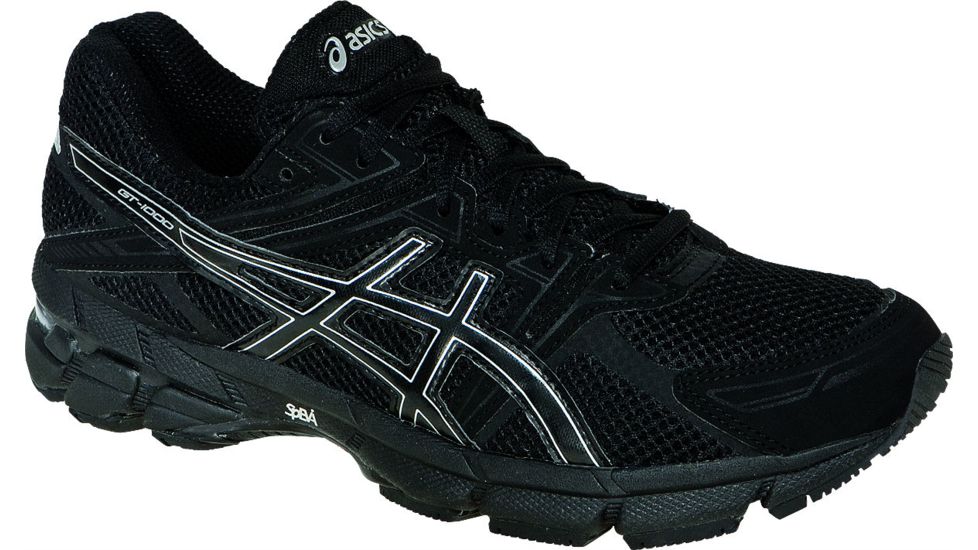 Asics GT-1000 Road Running Shoe - Men's-Onyx/Black/Lightning-8 US