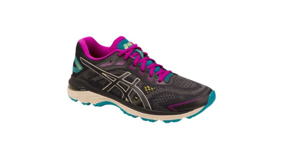 Asics GT-200 7 Trail Running Shoes - Womens, Black/Feather Grey, Medium, 9, 1012A161.001-9