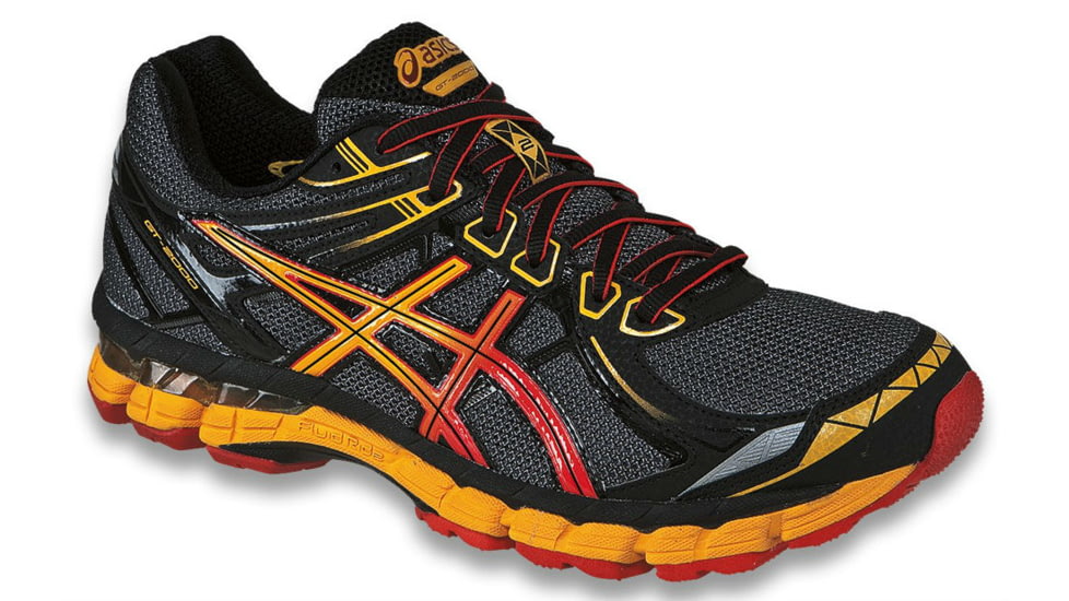 Asics GT-2000 2 Trail Running Shoe - Men's-Storm/Red/Harvest-8.5 US