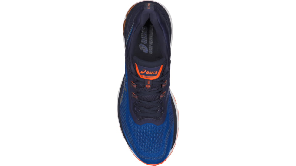 Asics GT-2000 6 Road Running Shoes - Men's, Imperial/Indigo Blue/Shocking Orange, Medium, 10 US T805N.4549-10