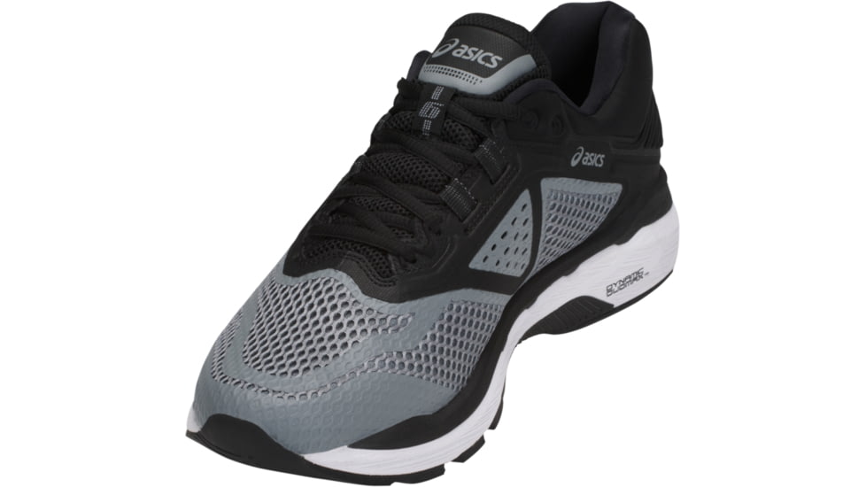 Asics GT-2000 6 Road Running Shoes - Men's, Stone Grey/Black/White, Extra Wide, 10 US T807N.1190-10