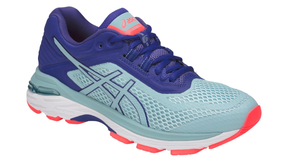 Asics GT-2000 6  Road Running Shoes - Women's, Porcelain Blue/Porcelain Blue/ASICS Blue, Wide, 10.5 US T856N.1414-10.5