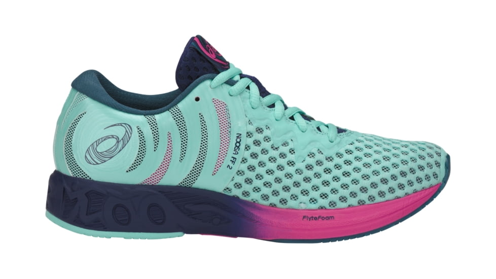 Asics Noosa FF 2 Road Running Shoes - Women's, Aruba Blue/Indigo Blue/Fuschia Purple, Medium, 12 US T869N.8849-12