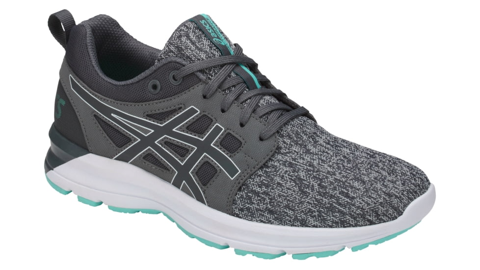 Asics Torrance Road Running Shoes - Women's, Carbon/Carbon/Aruba Blue, Medium, 10 US T7J8N.9797-10