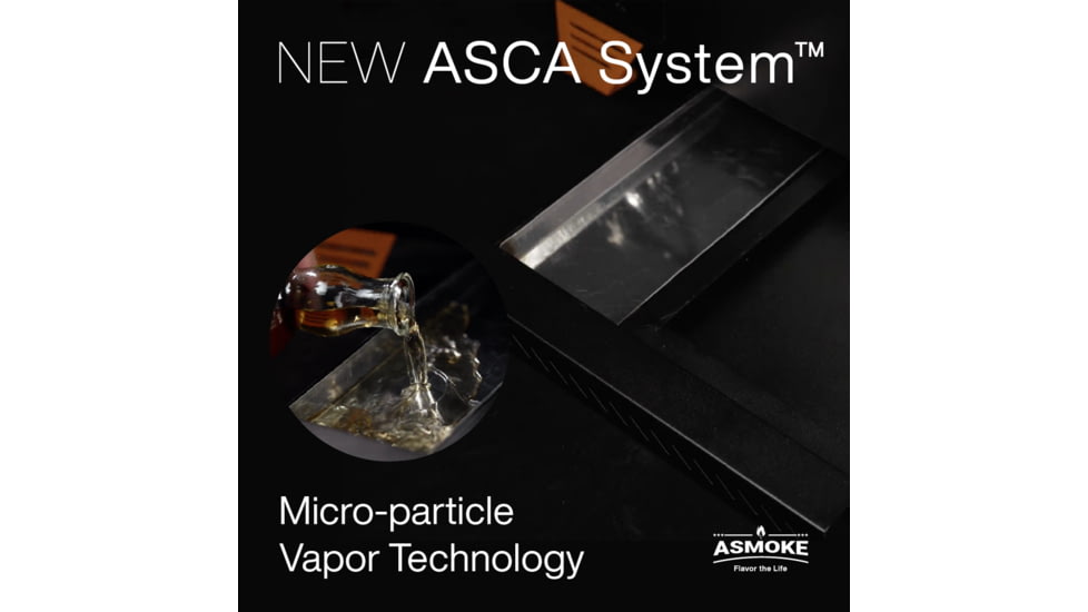 ASMOKE AS350 Portable Pellet Grill and Smoker, Orange, Small, GR04076USAS