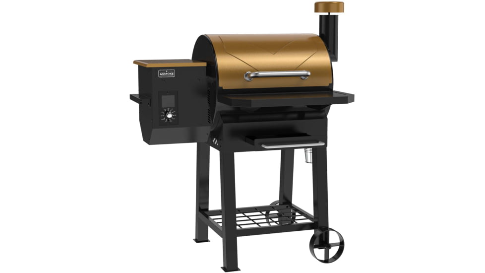 ASMOKE AS500P Pellet Grill and Smoker, Gold, Large, GR01022USAS