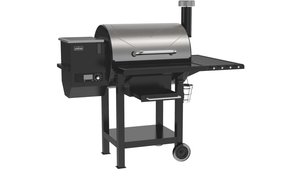 ASMOKE AS700 Pellet Grill and Smoker, Silver, Large, GR06011USAS