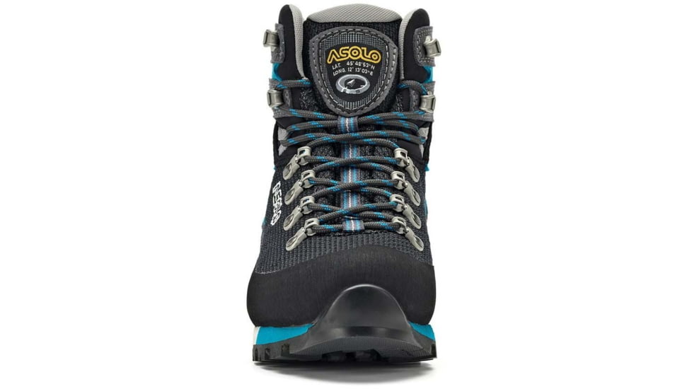 Asolo Corax GV Boots - Womens, Black/Peacock Blue, 8, A12039-906-080