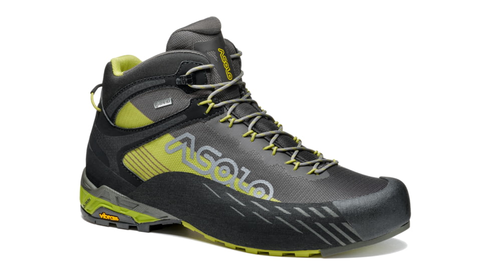 Asolo Eldo MID GV MM Hiking Boots - Mens, Green Oasis/Smokey Grey, 8, A01066-030-080
