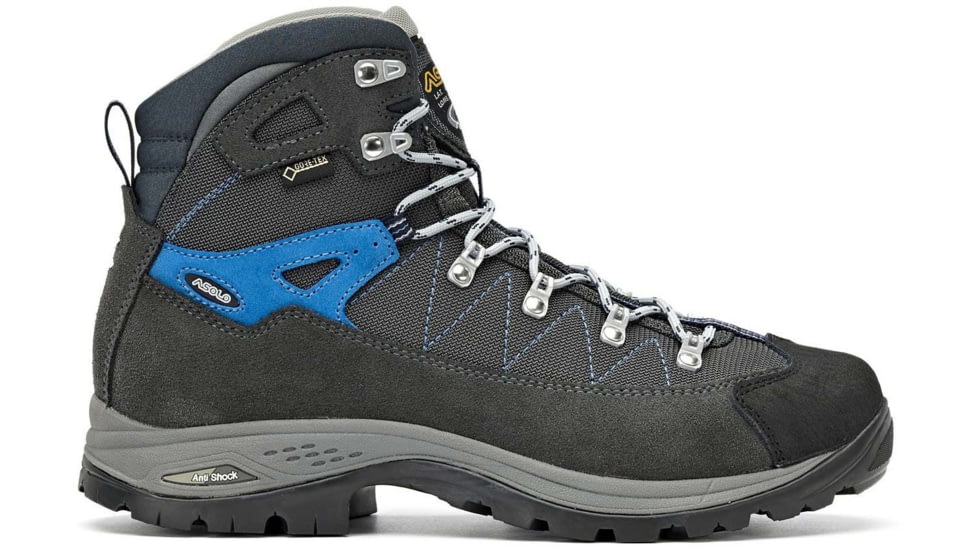 Asolo Finder GV Boots - Mens, Graphite/Sport Blue, 8.5, A23102-915-085