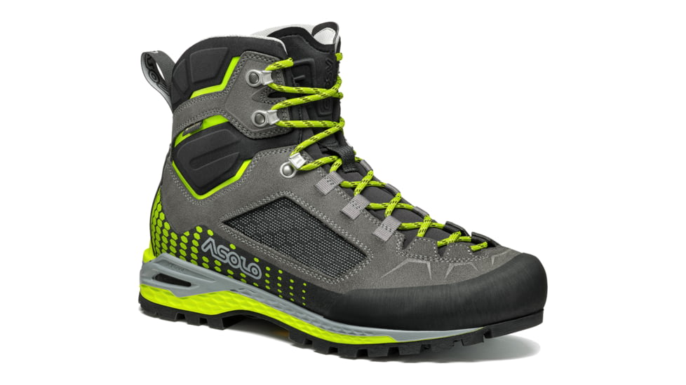 Asolo Freney EVO GV MM Hiking Boots - Mens, Graphite/Green Lime, 11.5, A01068-627-115