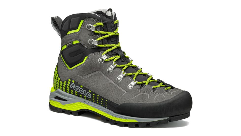 Asolo Freney EVO LTH GV MM Hiking Boots - Mens, Graphite/Green Lime, 11.5, A01072-627-115