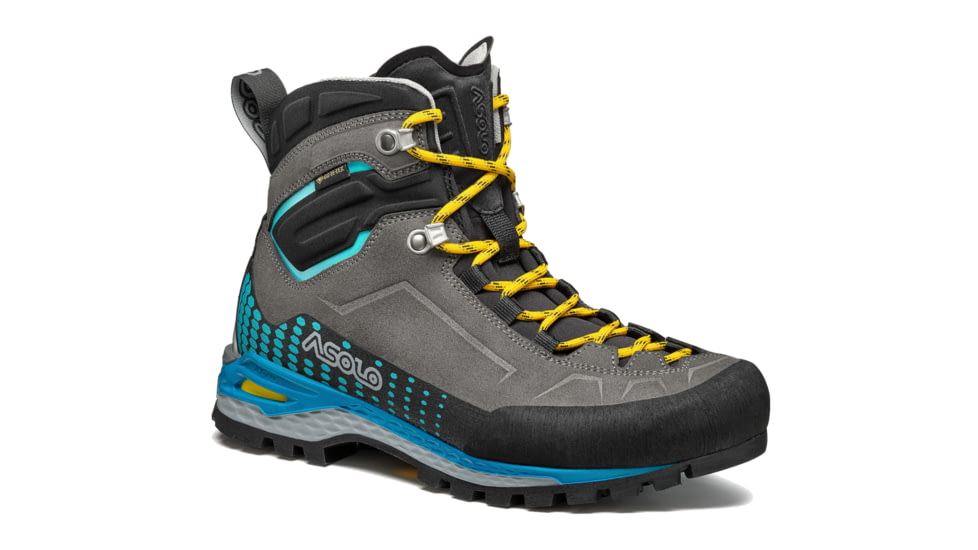 Asolo Freney EVO MID LTH GV ML Hiking Boots - Womens, Graphite/Sea Blue, 7, A01075-128-070