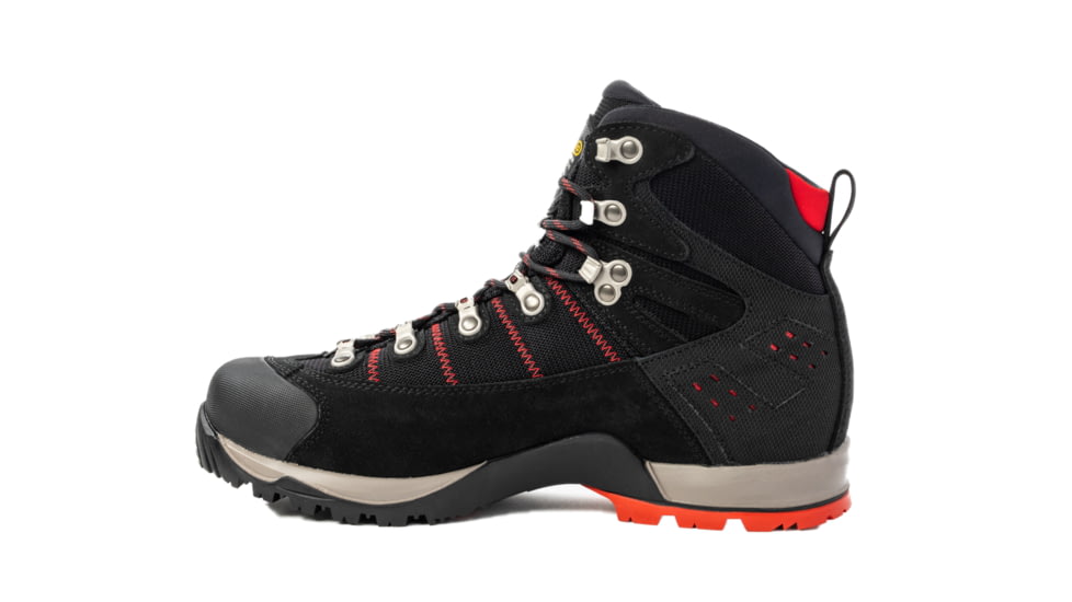 Asolo Fugitive GTX MW Hiking Boots - Mens, Wide, Black /Red, 10.5, 0M3440-392-105