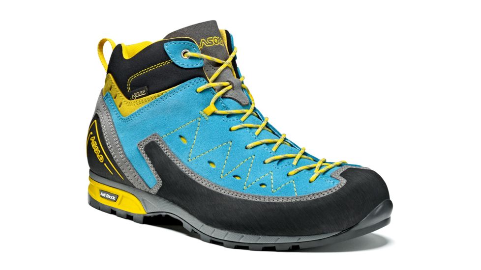 Asolo MAGNUM GV Approach Shoe - Womens, Donkey/Cyan Blue, 10, A12031 0065200100