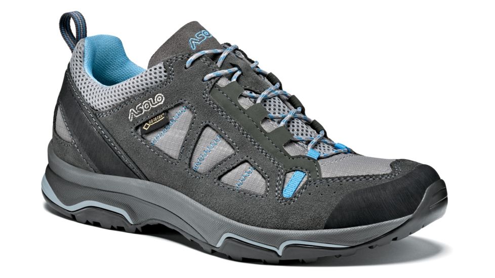 Asolo Megaton GV Hiking Boots - Women's, Graphite Stone/Cyan Blue, Medium, 10.5, A40011-0078800105