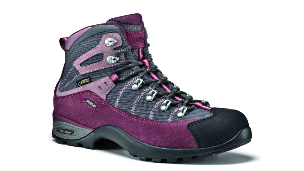 Asolo Mustang GV Hiking Boot - Womens-Burgundy/Stone-Medium-6.5 US