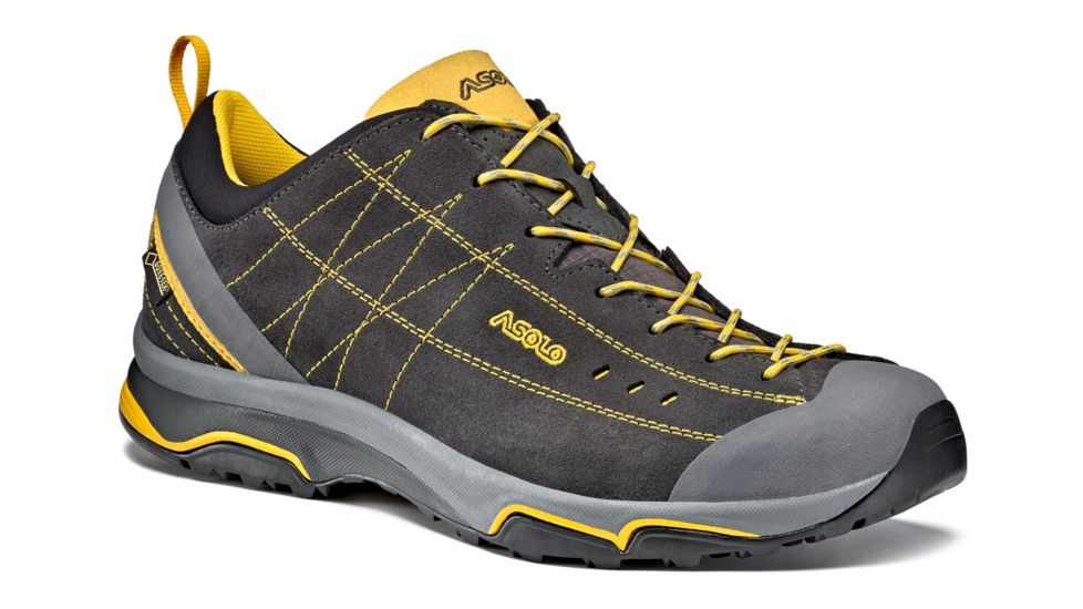 Asolo Nucleon GV Hiking Boots - Men's, Graphite/Yellow, Medium, 10.5, A40012-0014700105
