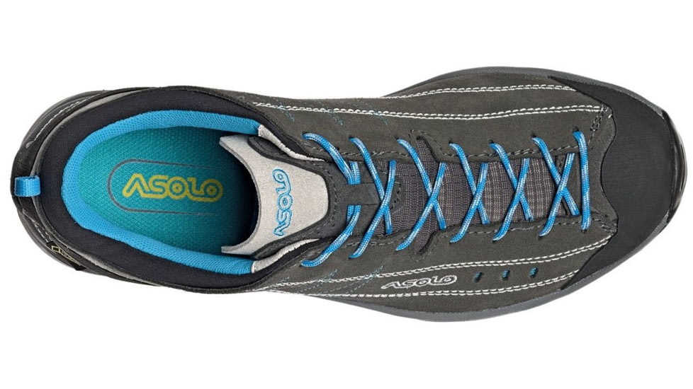 Asolo Nucleon GV - Womens, Graphite/Silver/Cyan Blue, Medium, 9.5, A40013-772-095
