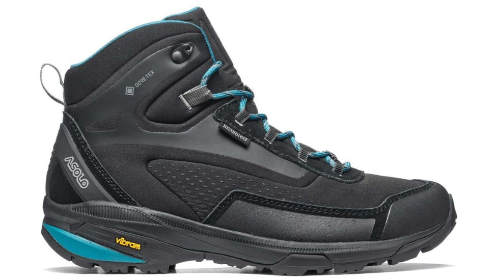 Asolo Nuuk GV Boots - Womens, Black/Blue Moon, 8.5, A26037-933-085