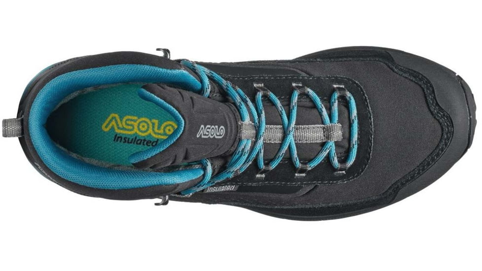 Asolo Nuuk GV Boots - Womens, Black/Blue Moon, 8.5, A26037-933-085