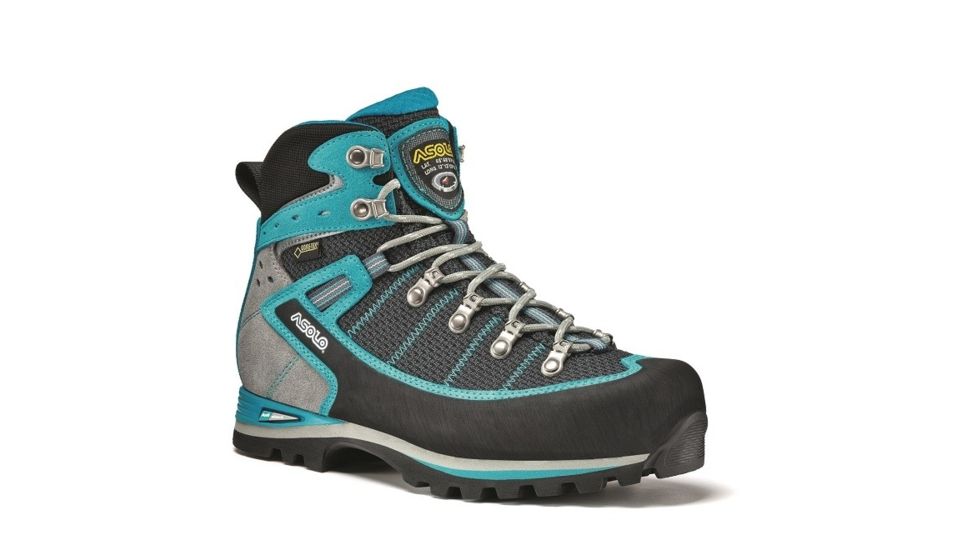 Asolo SHIRAZ GV Backpacking Shoe - Womens, Black/Blue Peacock, 7 A12517    0031800070