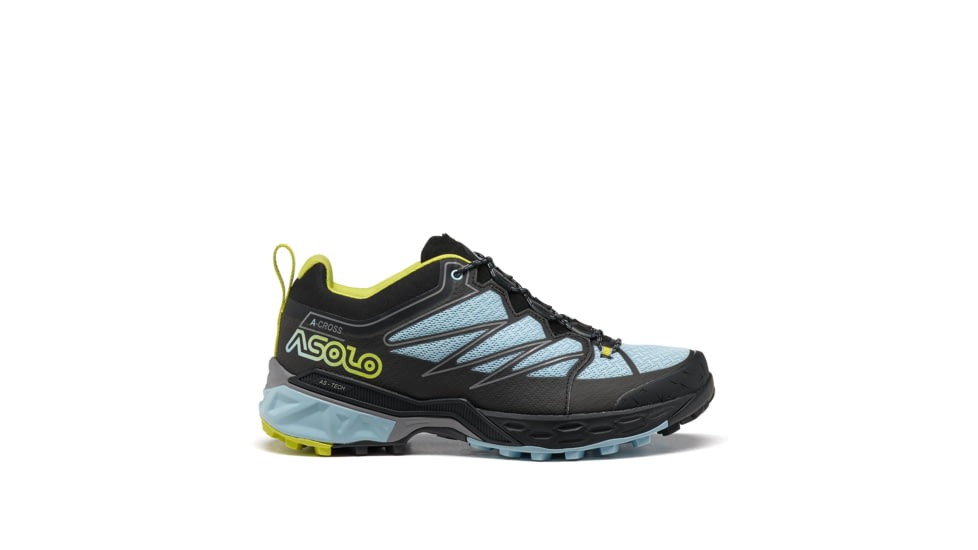 Asolo Softrock ML Hiking Boots - Womens, Black/Celadon/Safety Yellow, 6, A40051-049-060