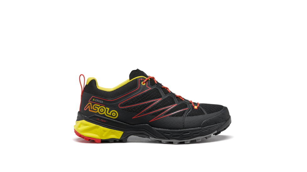 Asolo Softrock MM Hiking Boots - Mens, Black/Black/Yellow, 8.5, A40050-050-085