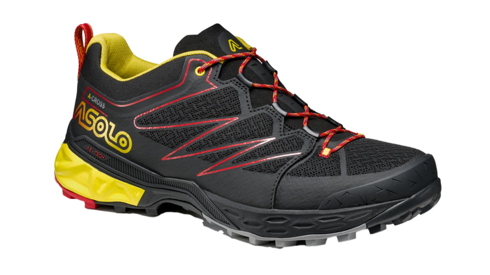 Asolo Softrock MM Hiking Boots - Mens, Black/Black/Yellow, 8.5, A40050-050-085