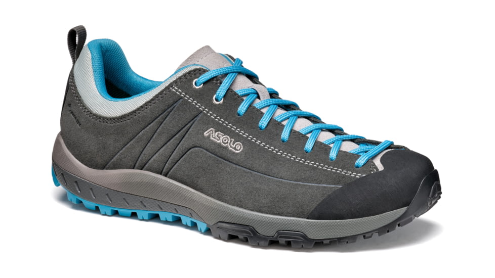 Asolo Space GV ML Boots - Womens, Graphite/Cyan Blue, 8, A40505-873-080